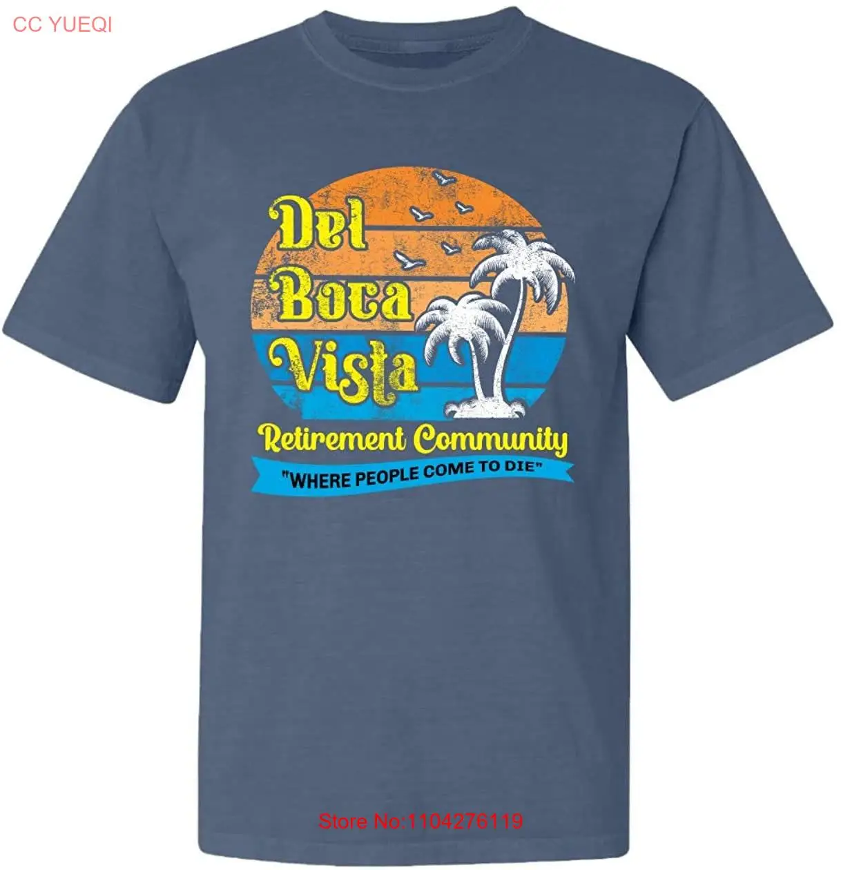 Del Boca Vista T Shirt long or short sleeves