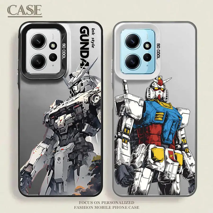 G-GUNDAMS ROBOT Phone Case for Xiaomi 11 Lite 12T 13T Pro Redmi K60 Poco F3 GT F4 X3 NFC X3 Pro X5 C50 C51 Soft