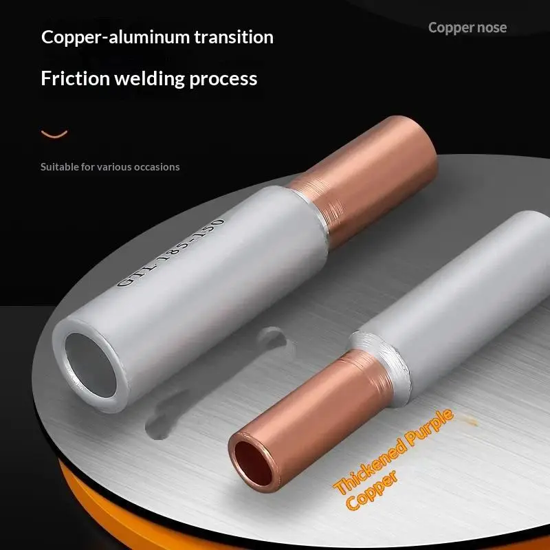 Compression Copper Aluminum CU-AL Tube Bimetallic Crimp Terminal Cable Wire Connector Splice Sleeve Lug Ferrule GTL Series