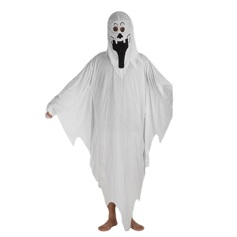 

Halloween Horror Cloak Cape No Face Cosplay Costumes Cloak for Men Womens Adult