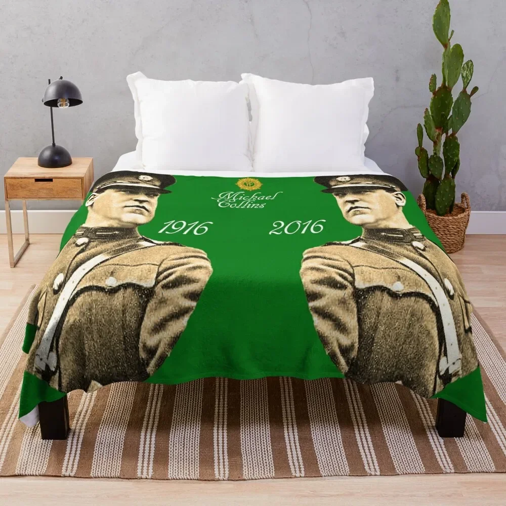 

Michael Collins 1916-2016 Throw Blanket Personalized Gift Bed linens heavy to sleep Blankets