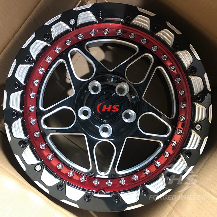Forged Wheels 17 18Inch Beadlock Rims 5x120 5x114.3 5x112 for Drag Racing Dodge Charger Challenger SRT Hellcat Jailbreak Redeye