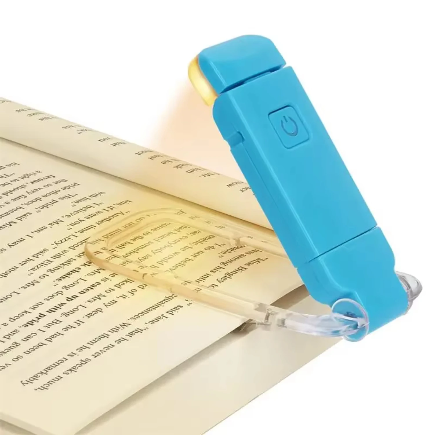 Mini LED clip book light, USB rechargeable book reading light, brightness adjustable, eye protection, Portable Bookmark, reading light