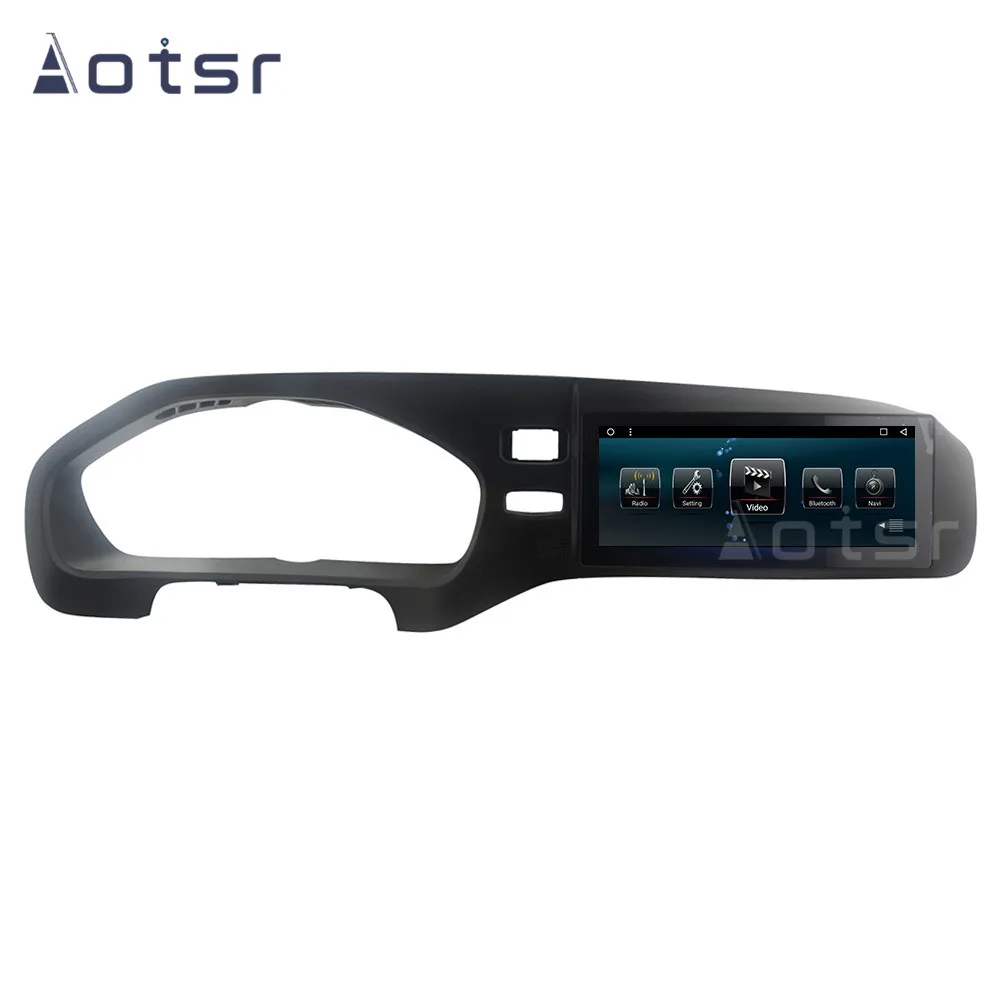 Aotsr 4+64G Android 9.0 Touch Screen Auto Car GPS Navigation For Voor Volvo V40 2011-2018 Auto Radio Automotivo Headunit Stereo