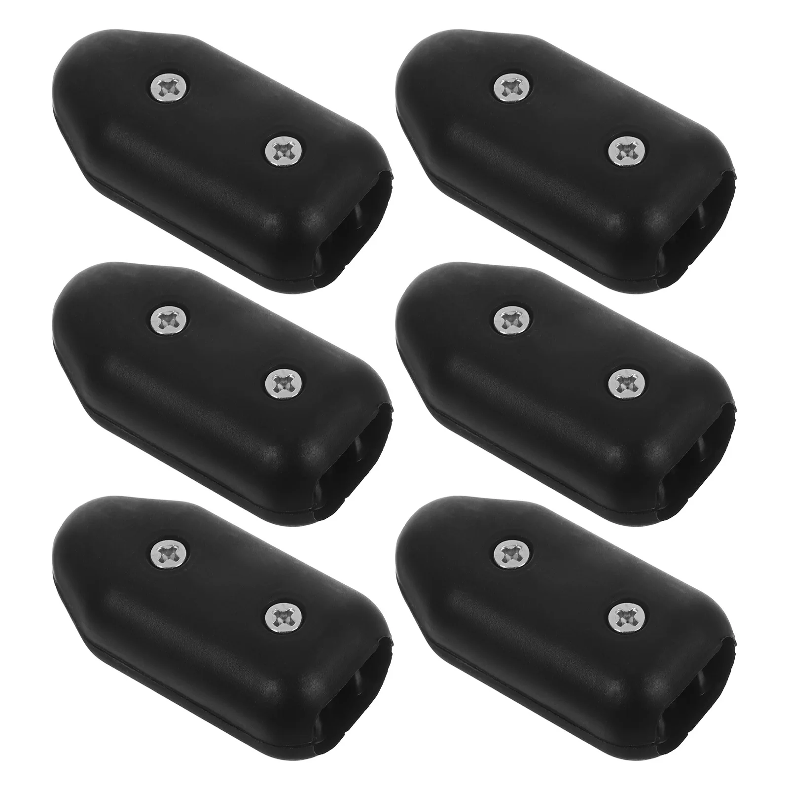 6 шт., зажим для веревки для альпинизма, нейлоновые плетеные веревки, высокопрочный, надежный, зажим для веревки для палатки, зажим для рюкзака