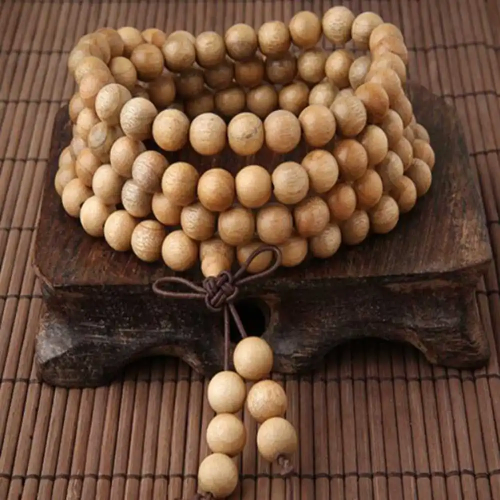 

8MM Camphorwood Cuff Men Mala Buddha Lucky Bracelet Restore Fancy Healing Chic Wrist Diy Women Prayer Gift Yoga