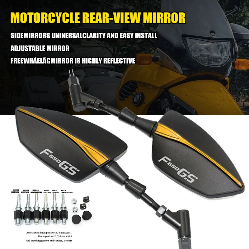 

For BMW F650GS F650 GS F 650 GS 2000-2025 Motorcycle rearview mirror side rearview mirror