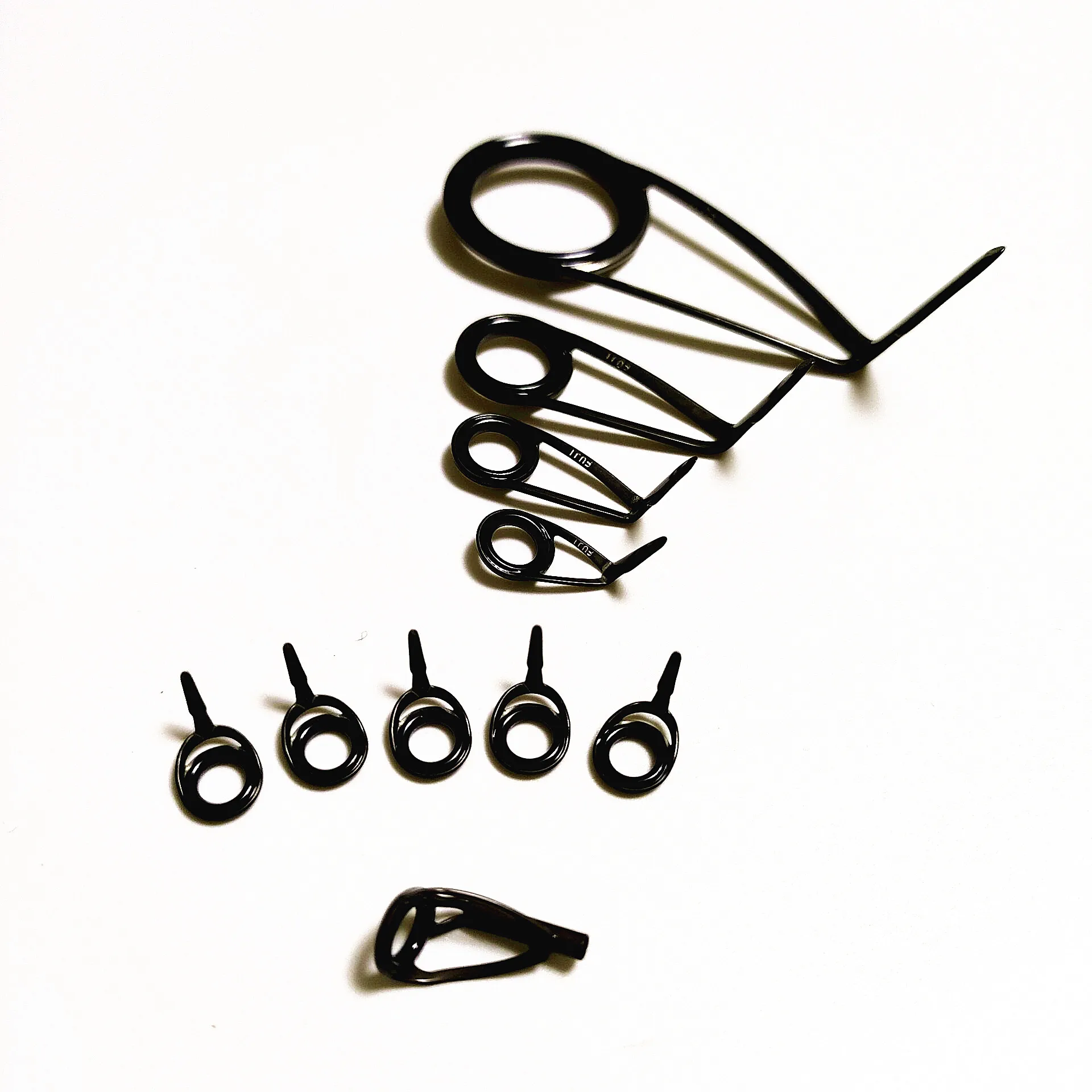 FUJI KL guide Kit Sea Bass Rod Fishing Rod High quality guide Kit Alconite ring guide set one set 10pcs 9.6g