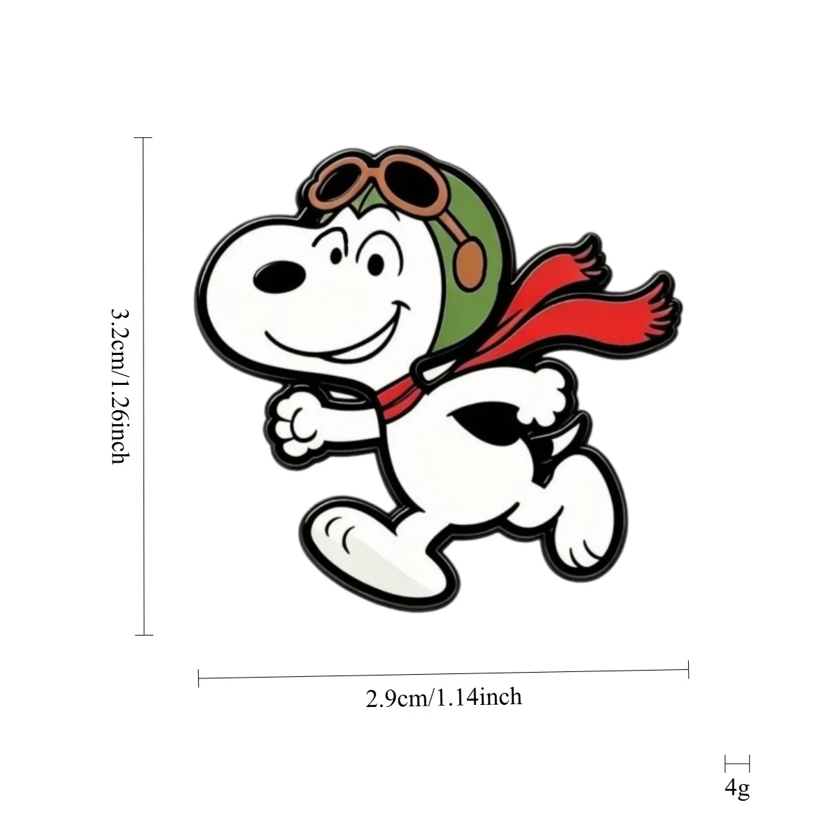 9 Cartoon-Piloten-Hunde- & Fantasy-Monster-Emaille-Anstecker, Anime-Stil-Broschen, trendige Abzeichen für Mantel, Rucksack, Hut – Detail 7