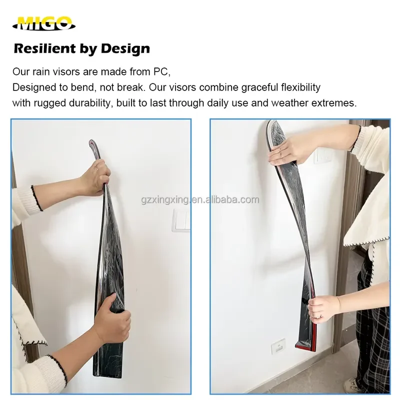 Wind Deflectors for Chery Omoda 5 2022 Wholesale Factory Supply Car Wind Vent Visors Rain Guards 4Pcs Set OEM ODM
