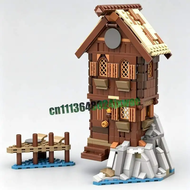 New 422PCS Dragon Temple Extra Builds MOC Building Blocks Asian Architecture Model DIY Creative Assembly Educational Toy Gift