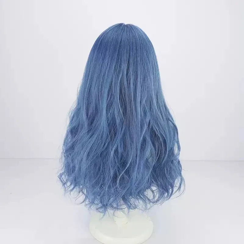 2025 12 The Witch Ranni Cosplay Azul Festa Sintética Resistente ao Calor + Boné Peruca