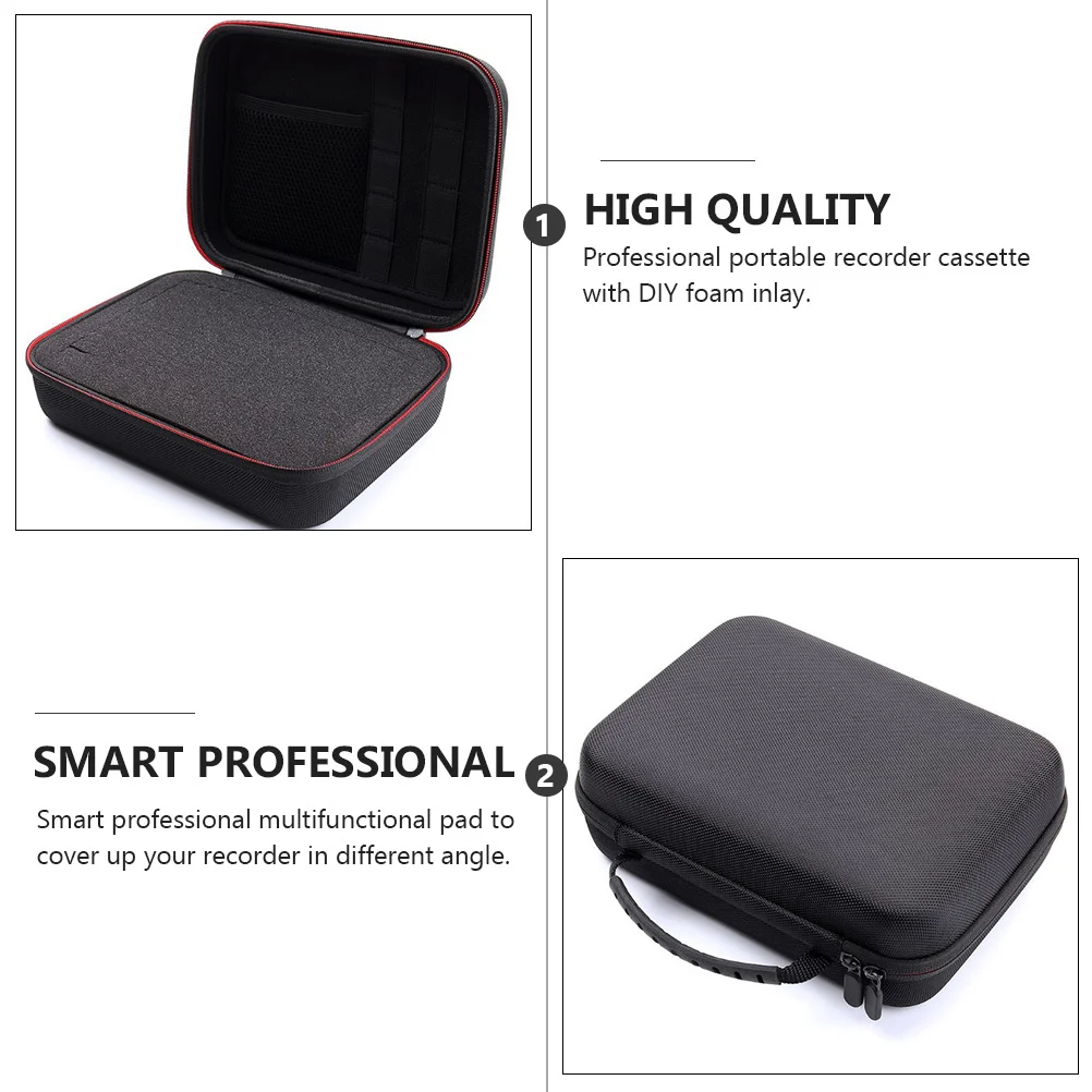 

Recording Pen Storage Bag for Zoom H1 F8 H5 H6 Portable Storage Bag Strong Lightweight Eva Protective Pouch with DIY