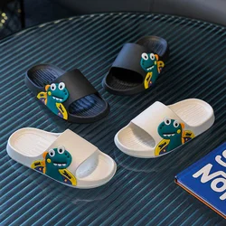 Summer Boys and Girls Slippers Children Shoes Cute Cartoon Flat Bottom Non-slip Kids Outdoor Breathable Leisure Beach Sandals