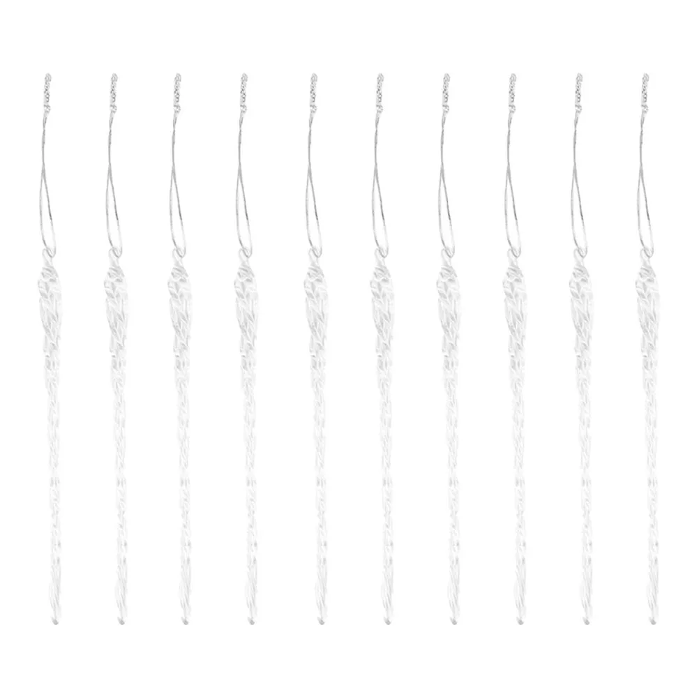 

36pcs Ornament Christmas Tree Pendant Xmas Decor Icicle Pendant Winter Party Decoration Acrylic Icicle Adornment