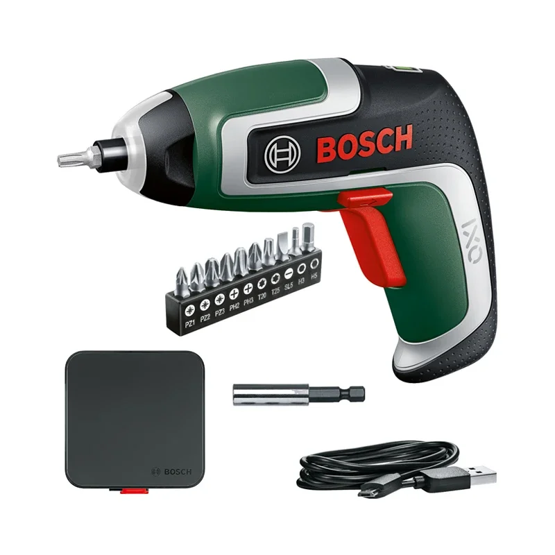 Bosch IXO7 Electric Screwdriver 3.6V Cordless Electric Drill Usb Rechargeable Home Diy Multi-Purpose Power Tools Set Accessories