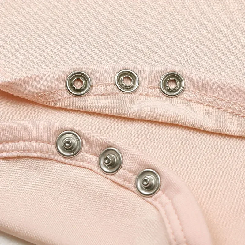 Bamboo Fiber Solid Color Baby Girl Bodysuit Long Sleeves Baby Boy Bodysuits Spring Autumn Newborn Girls Clothes 0-24 Months image 5