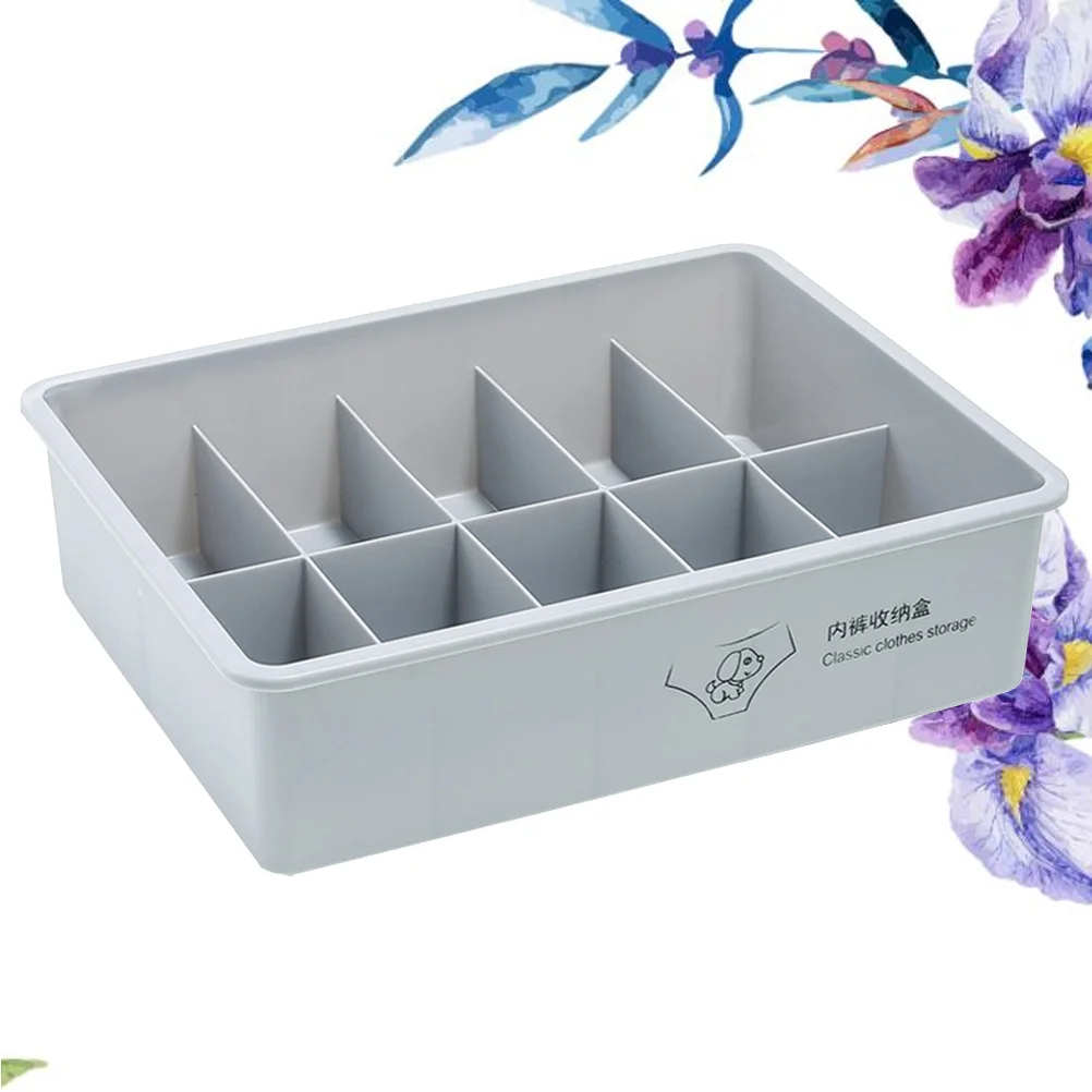 صندوق تخزين للملابس الداخلية الجوارب المنظم البلاستيك مقصورة درج البرازيلي سراويل الحاويات تكويم خزانة المنظم