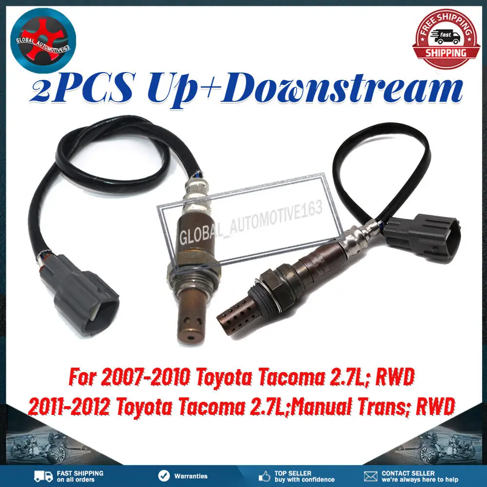 

2PCS Oxygen O2 Sensor For 2007-2010 Toyota Tacoma 2.7L RWD Upstream+Downstream