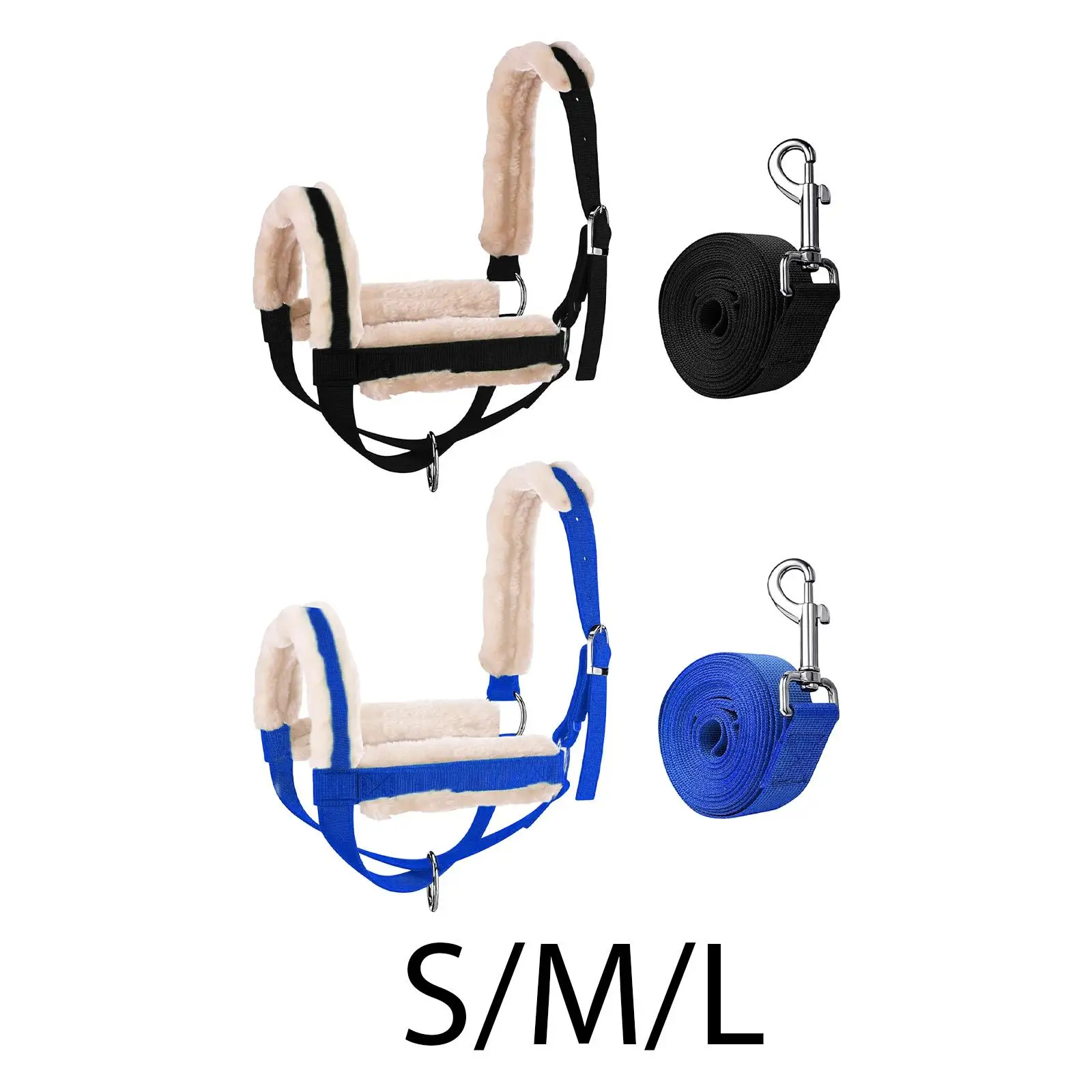 رسن البقرة مع حبل رئيسي لـ Bull Bridle يظهر ملحقات الاستخدام اليومي