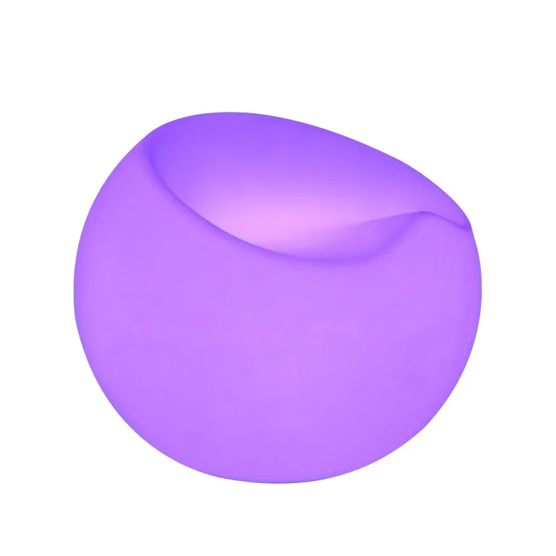 

LED luminous apple stool outdoor bar chair cinema rest waiting chair decoration leisure seat