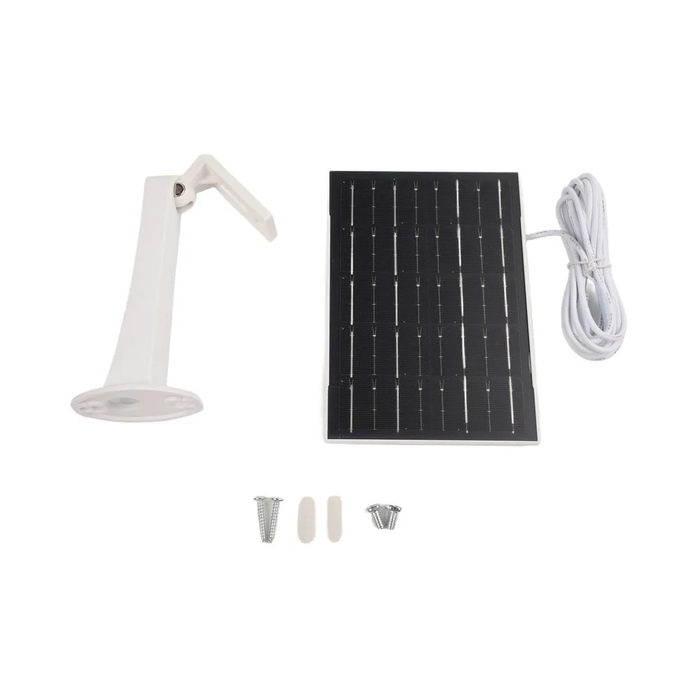Solar Panel White Solar Camera Panel Efficient Energy Conversion Multiple Voltage Output For Wilderness Tracking