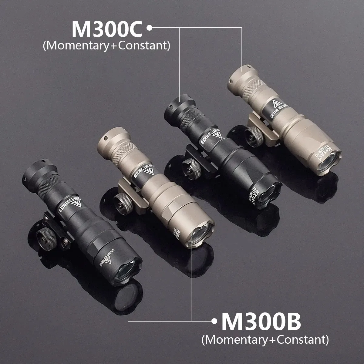 Tactical Surefire M300 M300A MINI Scout Light Rifle Hunting LED Flashlight Airsoft Weapons Gun Light Lanterna Torch AR15 HK416