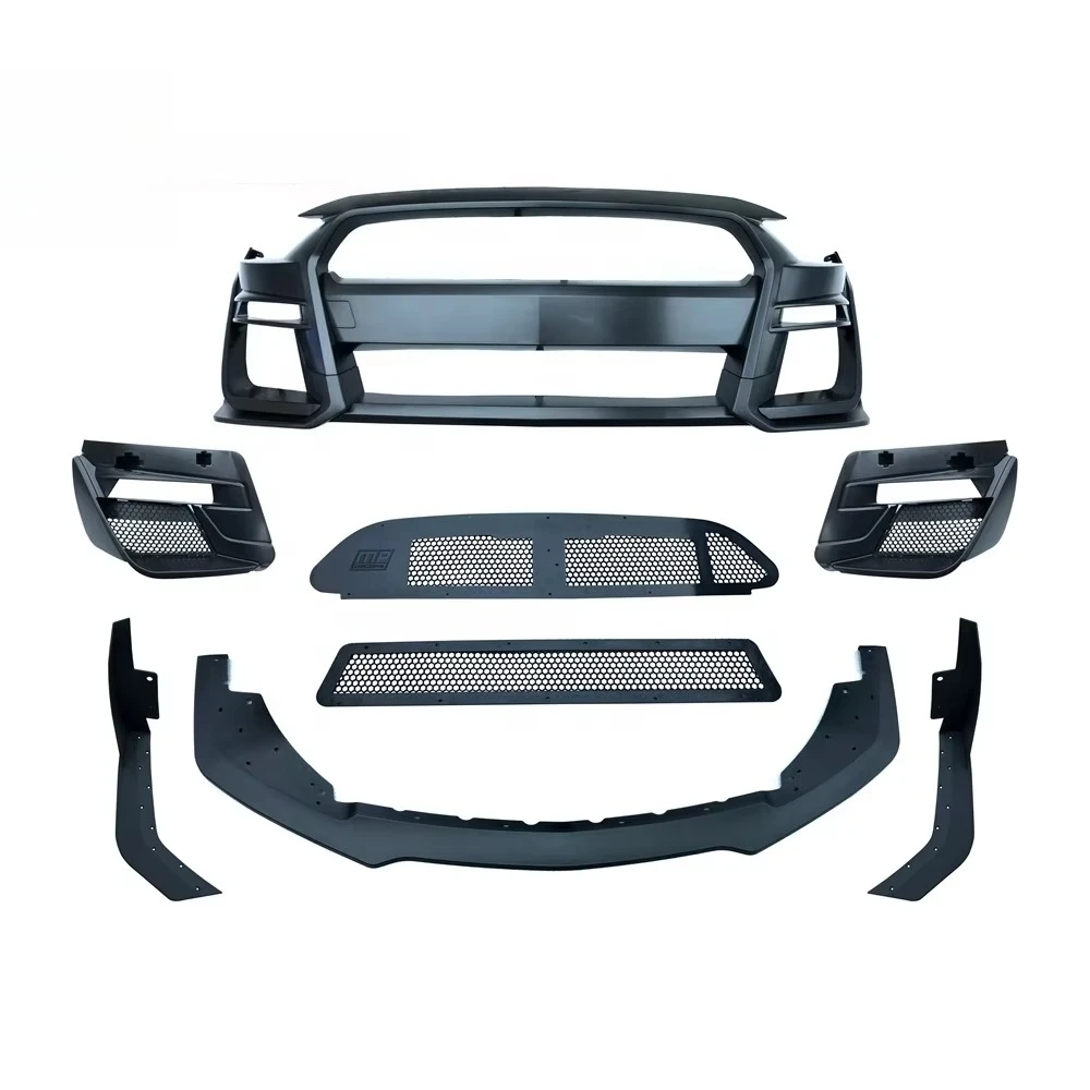 

MP CONCEPTS GT500 STYLE FULL FRONT BUMPER KIT BODY KIT PP FIT for Mustang Shelby Gt500 2018-2023