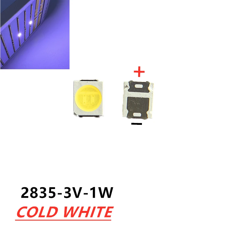 50-100pcs Pcs For LG led tv backlight 2835 3030 3535 3V 6V 1W 3W kit electronique led for lcd tv repair Cool cold white