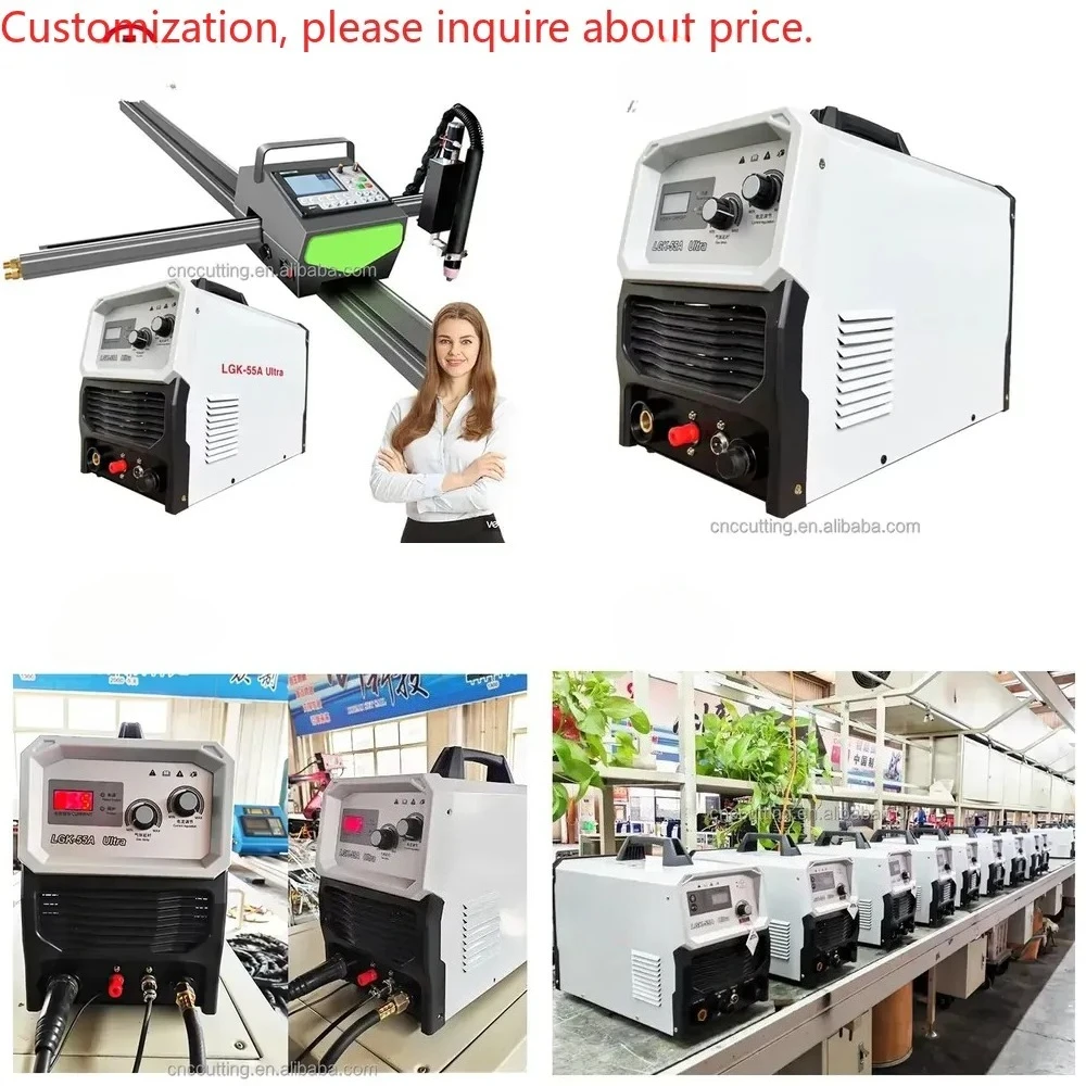 

Industrial Grade Mini CNC Plasma Cutting Equipment 55A Complete Kit with Stepper Motor and Core Components Bearing Included