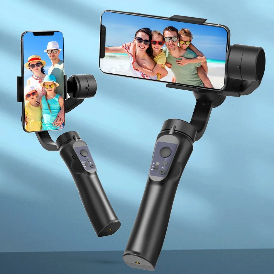 

F6 three-axis handheld stabilizer Tiktok anti dithering video recording camera bracket mobile phone sports camera bracket