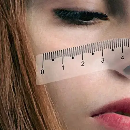 5 أزواج Microblading الحاجب استنسل ملصق الحاجب دليل الحاجب تشكيل أداة PMU ماكياج اكسسوارات لوازم الحاجب شكل الشريط #1