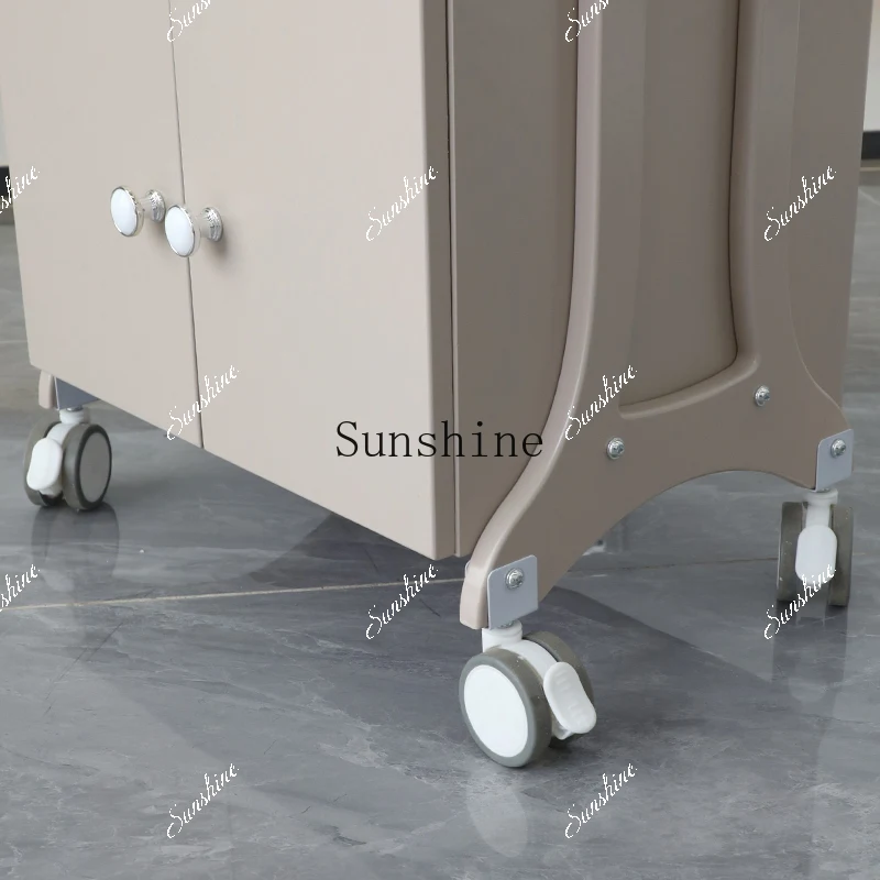 High-end beauty cart, special trolley for beauty salons, multi-functional with cabinet   TF