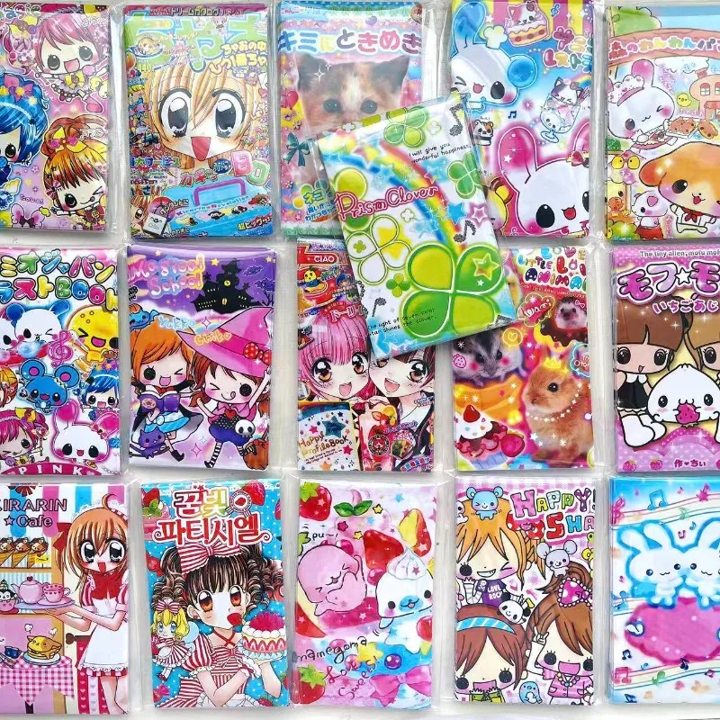 20 autocollants/paquet Heisei Rétro Anime Fille, Chat, Lapin, Animaux Mignons en PVC Épais pour Bullet Journal et Accessoires de Planification