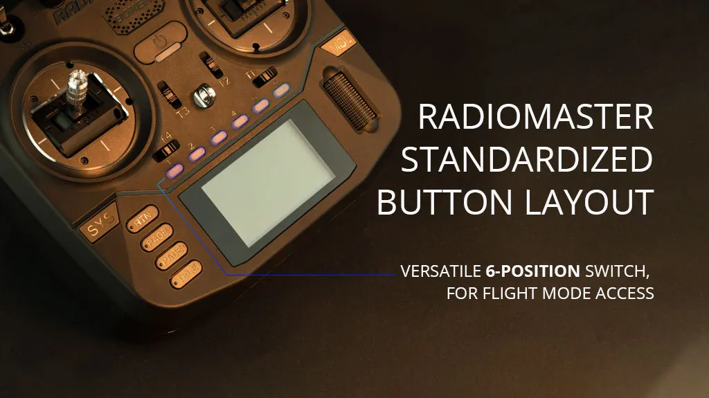 RadioMaster Boxer Funkfernsteuerung (M2) CC2500 / 4in1 / ELRS Dual-Band Dual 1W Gemini Xrossband ExpressLRS Sender – Detail 6