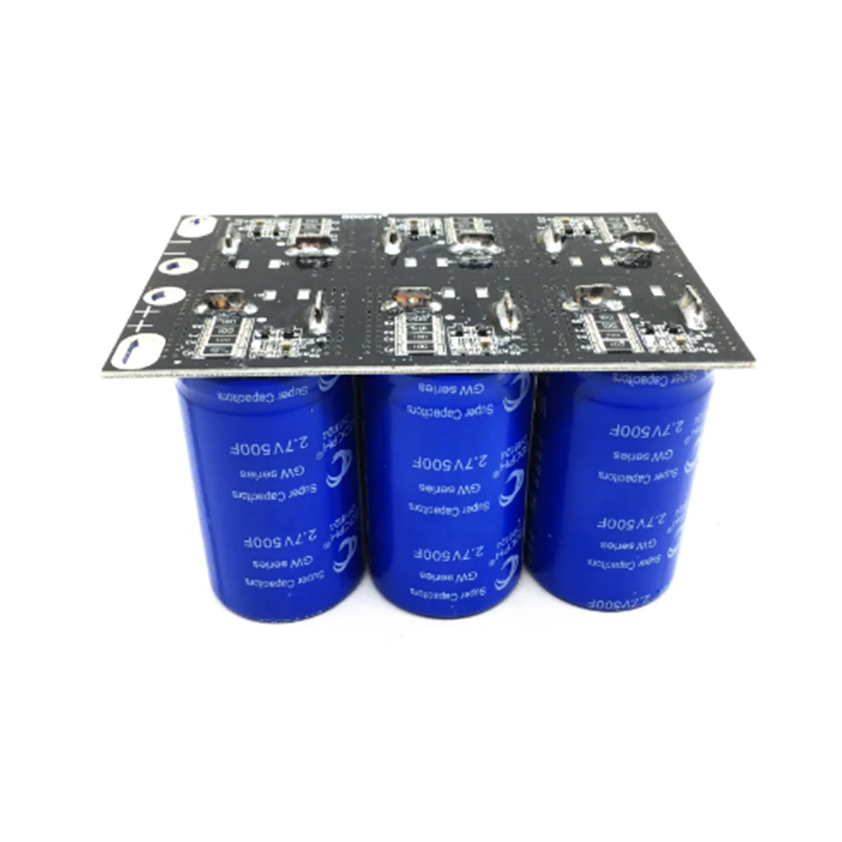 Farad Capacitor 2.7V 500F 6 pcs/1 Pack, Super Capacitance with Protection Plate, Automotive Capacitors