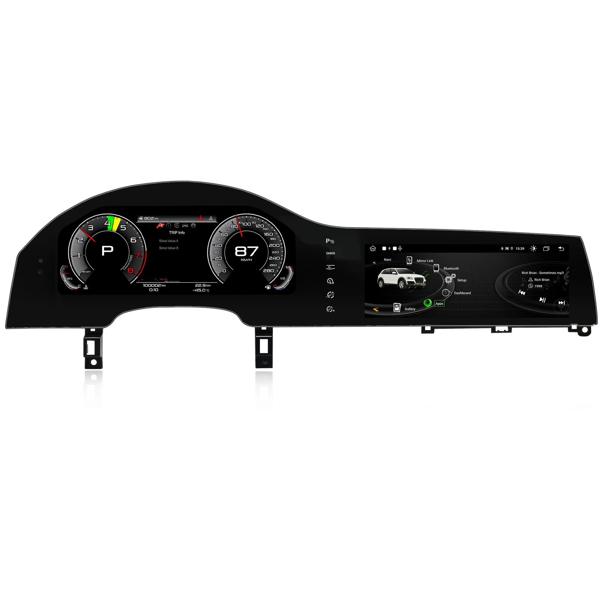 For Audi Q7 4L 2005-2015 Car LCD Dashboard Digital Cluster Virtual Cockpit Android Car Radio Wireless Carplay Autoradio Stereo