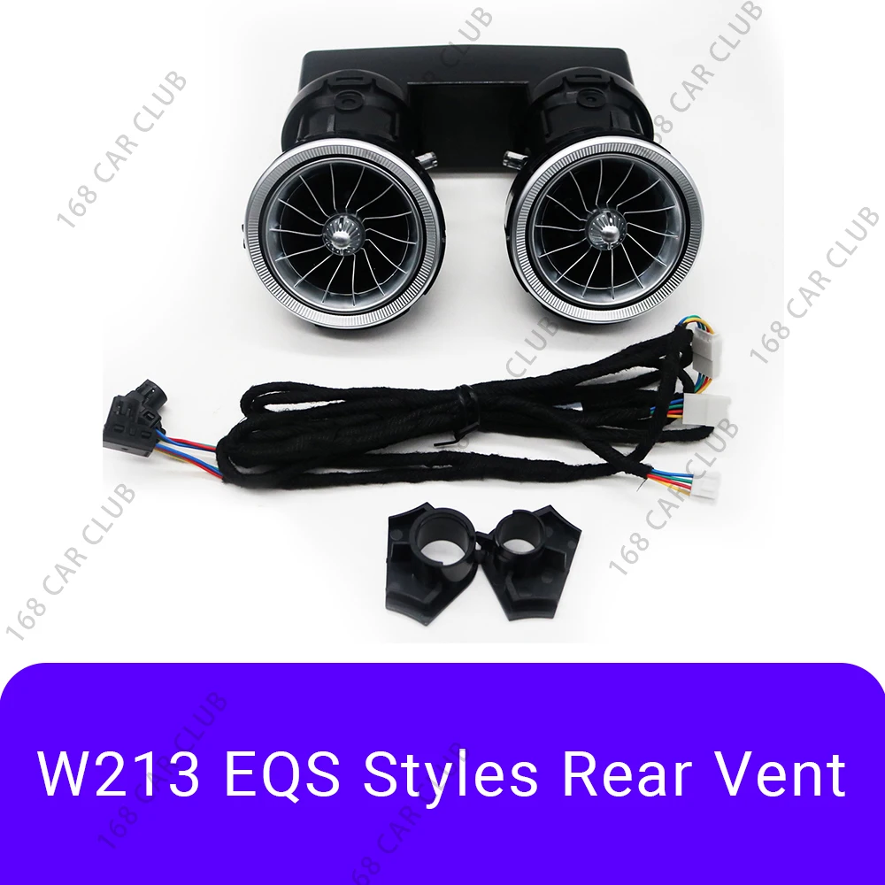 Led Lucht Ventilatieopeningen 3d Draai Tweeter Luidspreker Voor Mercedes Benz W213 W238 E53 E63 E-Coupe Auto 64 Kleuren Lnterior Decoratieve Verlichting - afbeelding 1