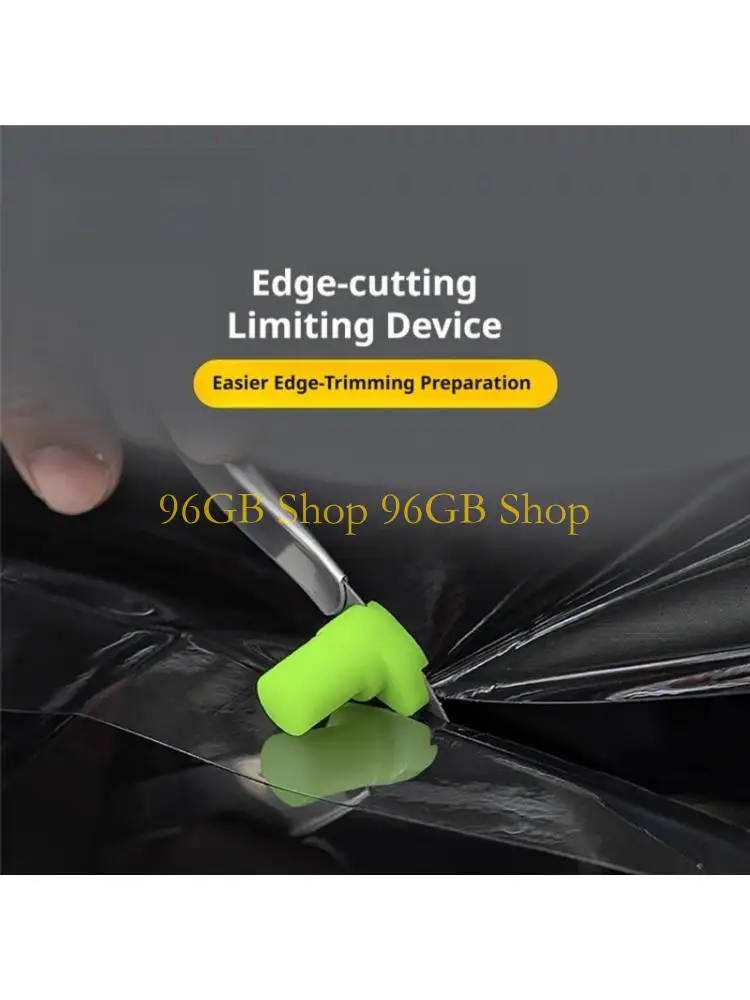 96GB Automotive Tint Installation Tool, Vehicle Film Cutting Guide with Molded Opening and Stepped Base for Edges Work