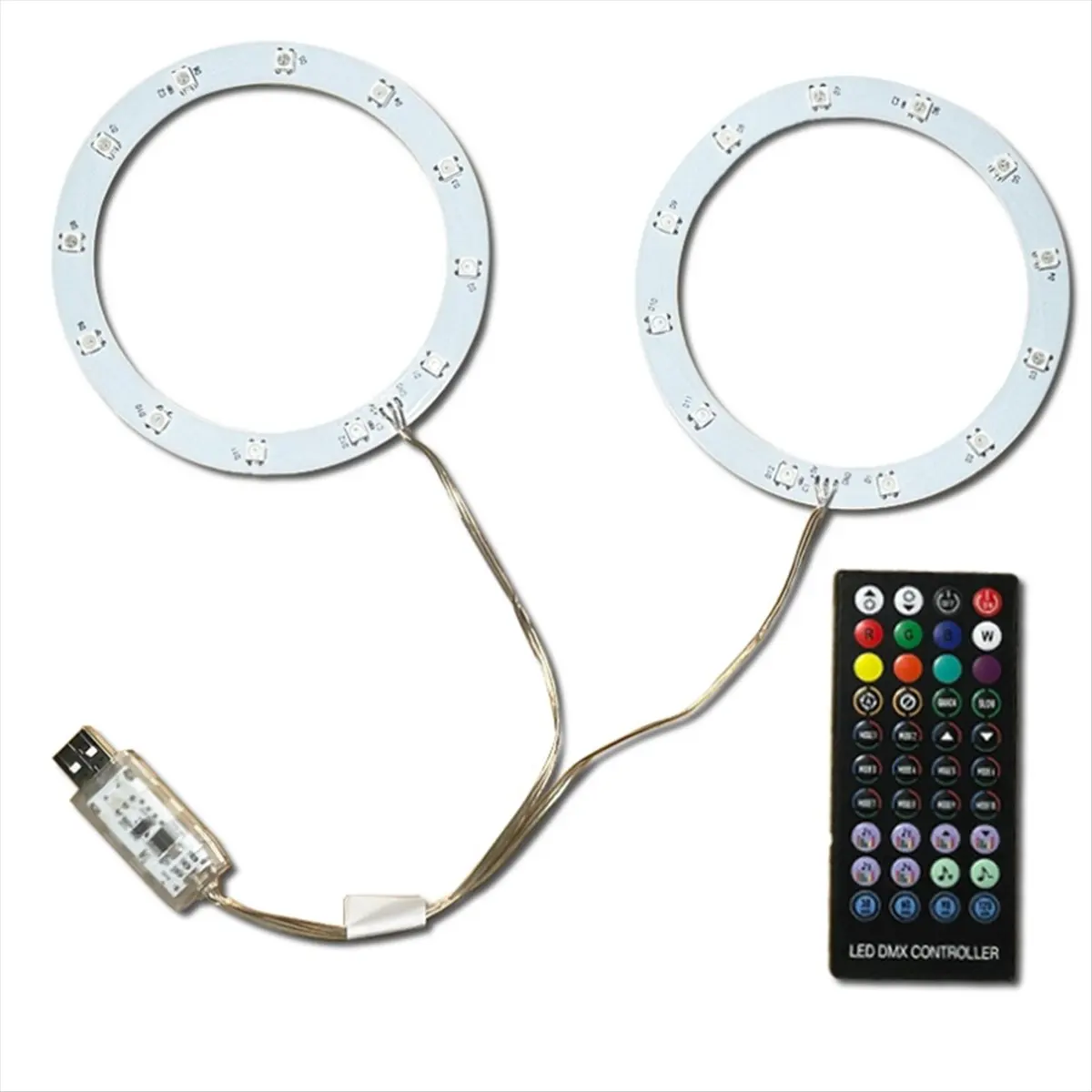 شريط إضاءة LED RGB جديد لعام 2025 لوحدة التحكم/النحيفة، جهاز تحكم عن بعد بالأشعة تحت الحمراء/APP/USB 3 طرق، ملحقات تزيين ذاتية الصنع