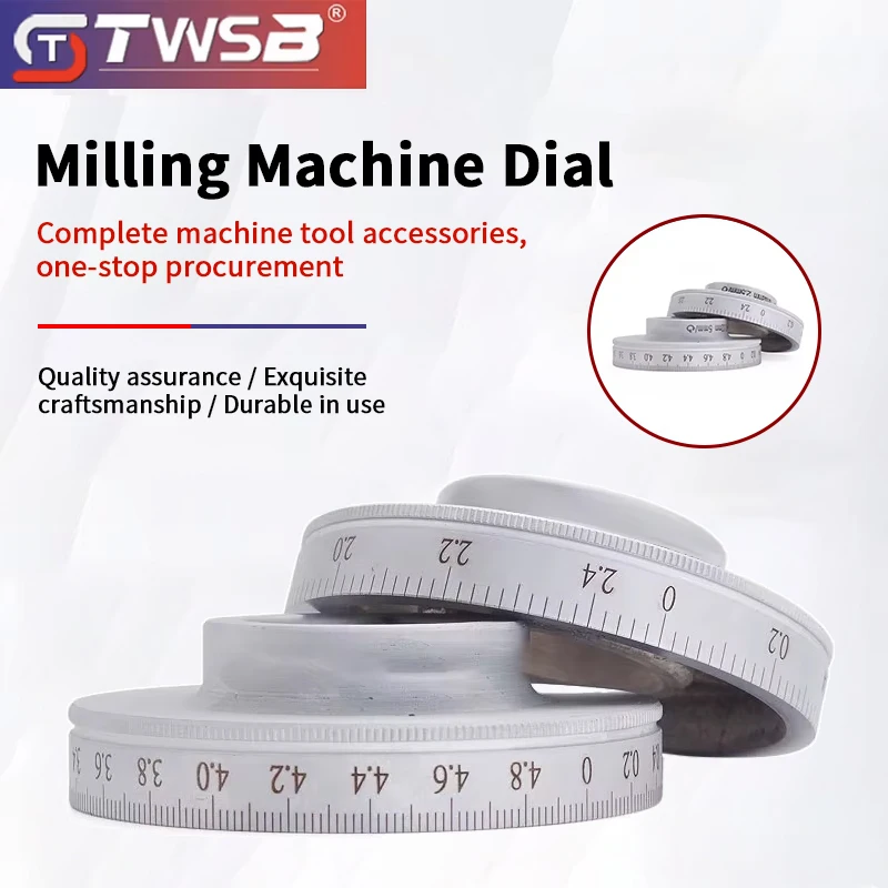 

Turret milling machine scale ring, universal for machine tools/presses, scale dial/ring