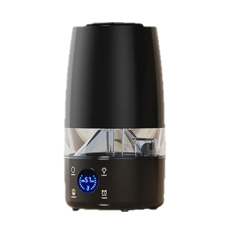 4L Black Humidifier for Bedroom, Ultra Quiet, Auto Shut-Off, Night Light, Easy to Clean - Perfect for Home, Office, Baby Nursery