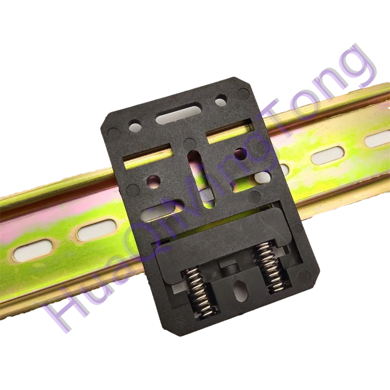 DIN 35mm rail buckle -48mm wide waist hole plastic buckle suitable for installing electrical equipment such as switches