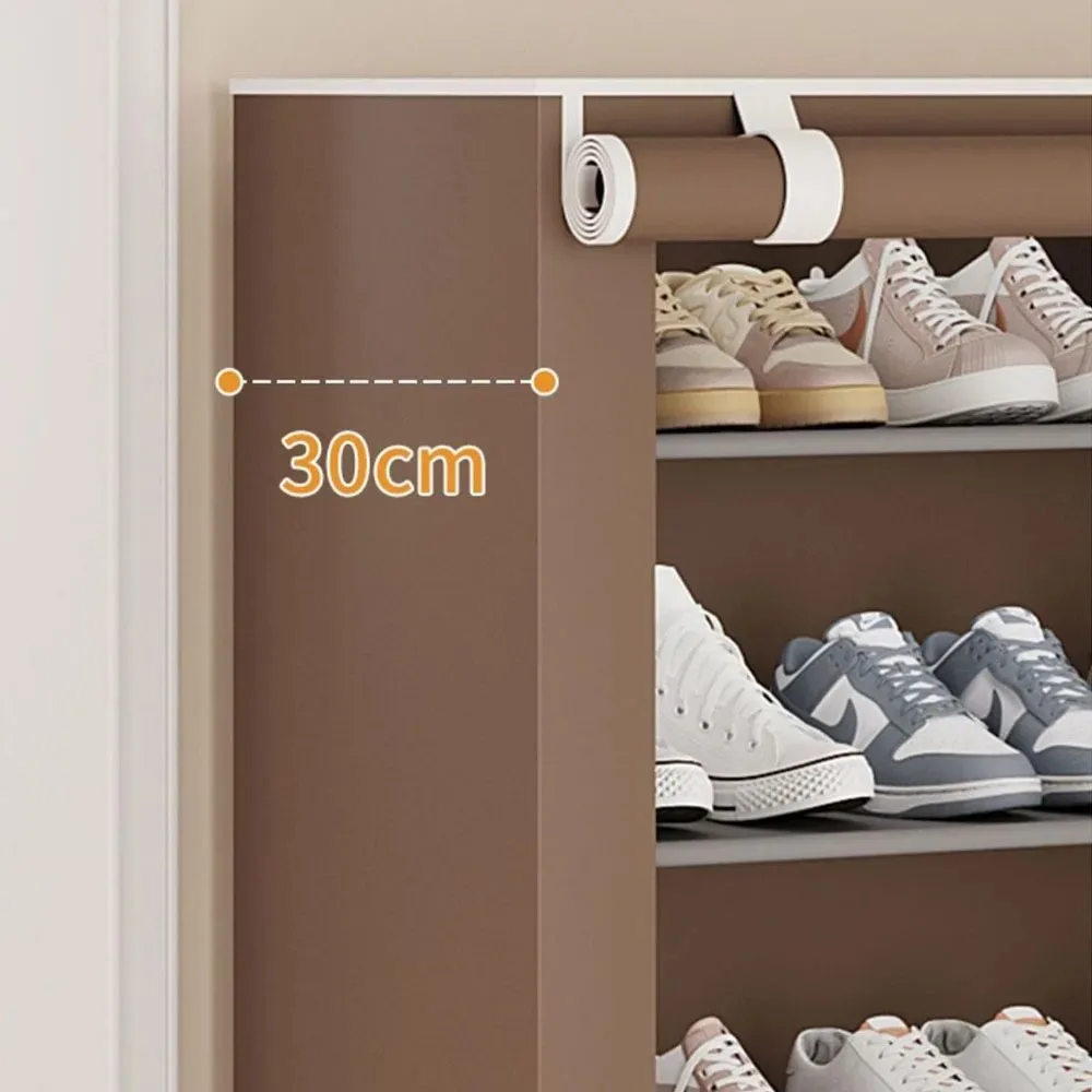 Shoe Cabinet Home Furniture Shoe-shelf Organizer Multi-Layer Dust-Proof Storage Shoes Cabinet Nonwoven Fabric Simple Shoe Rack