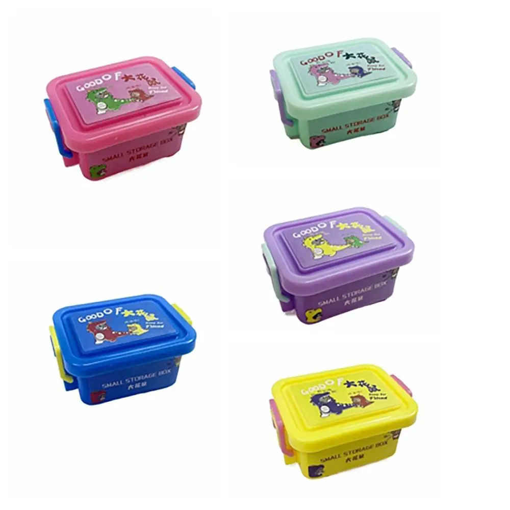 Plastic 1:12 Dollhouse Mini Storage Box Model Emulational Colorful Storage Container Model Doll House Home Decoration Girls