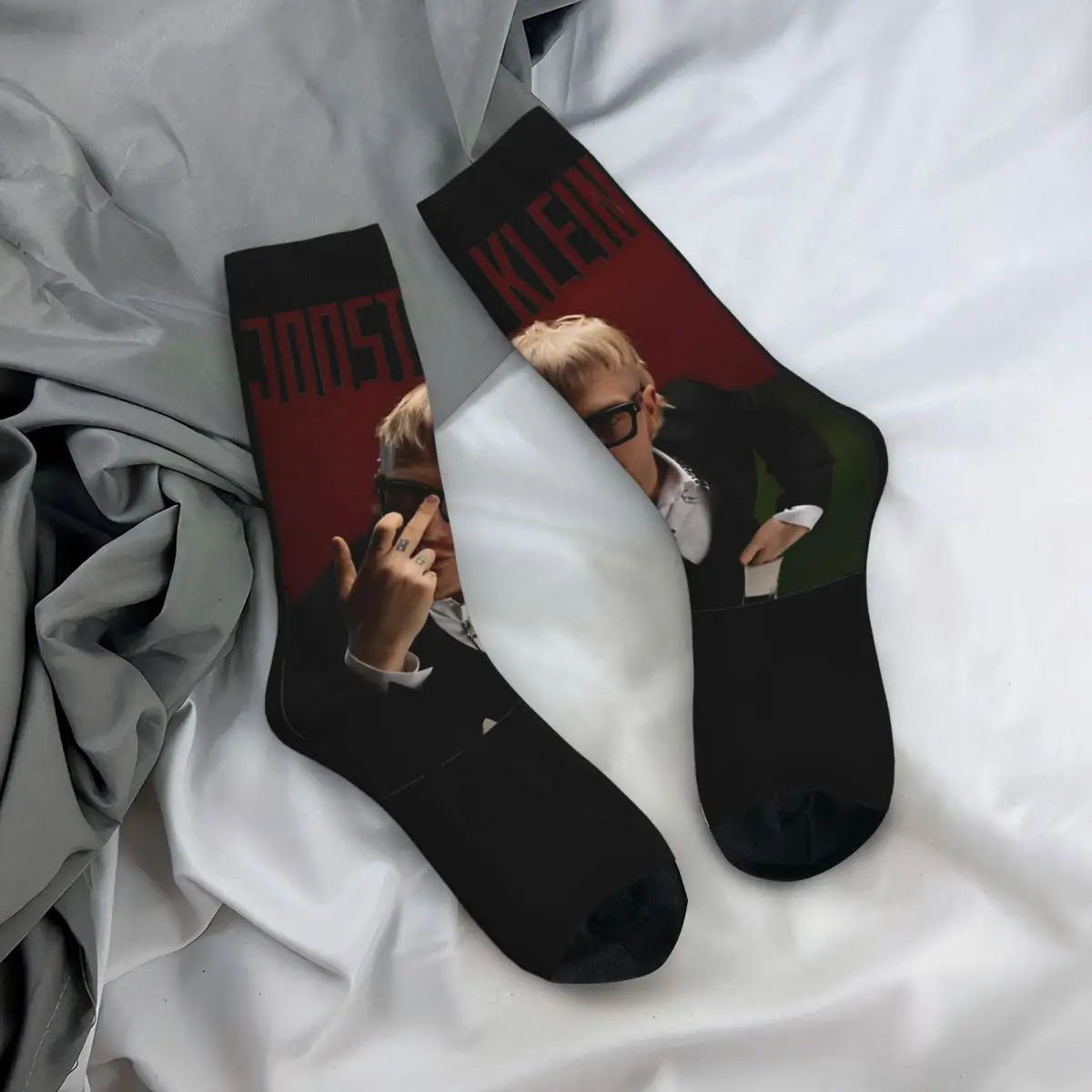 

Joost Klein Stockings Red Pattern Novelty Socks Autumn Anti Sweat Socks Women Cycling Quality Socks