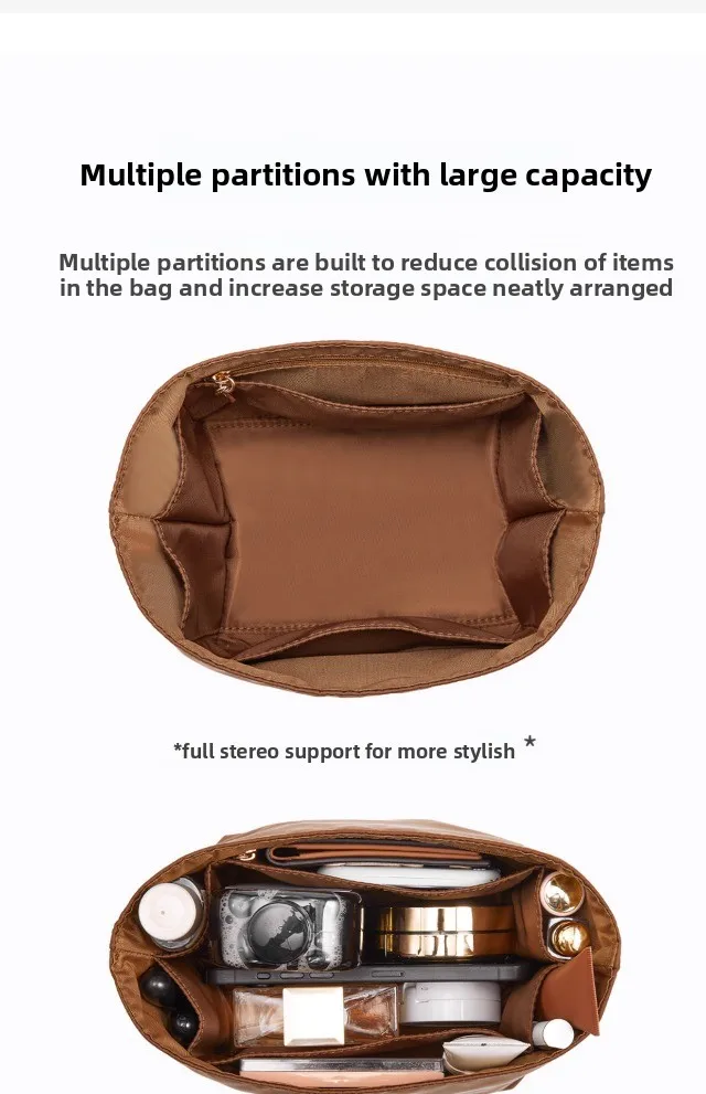 Bag organizer insert For Picotin 18 22 easy to wash and dry quickly bag support storage inner modification bag accessories