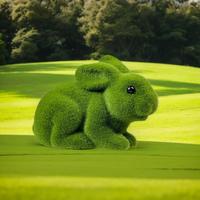 Artificial Fake Animal Moss Eternal Life Green Plants Grass Landscape Crafts Straw Mini Mattress Home Hotel Garden Decoration