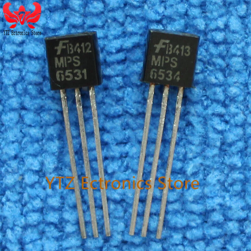 5pair MPS6531 MPS6534 100%New&Original PNP power transistor transistor TO-92