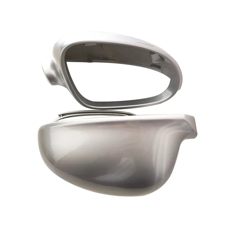 For VW Jetta MK5 Golf 5 MK5 Passat B6 2006-2011 Car Side Mirror Cover Shell Replacement Black Left+Right Set